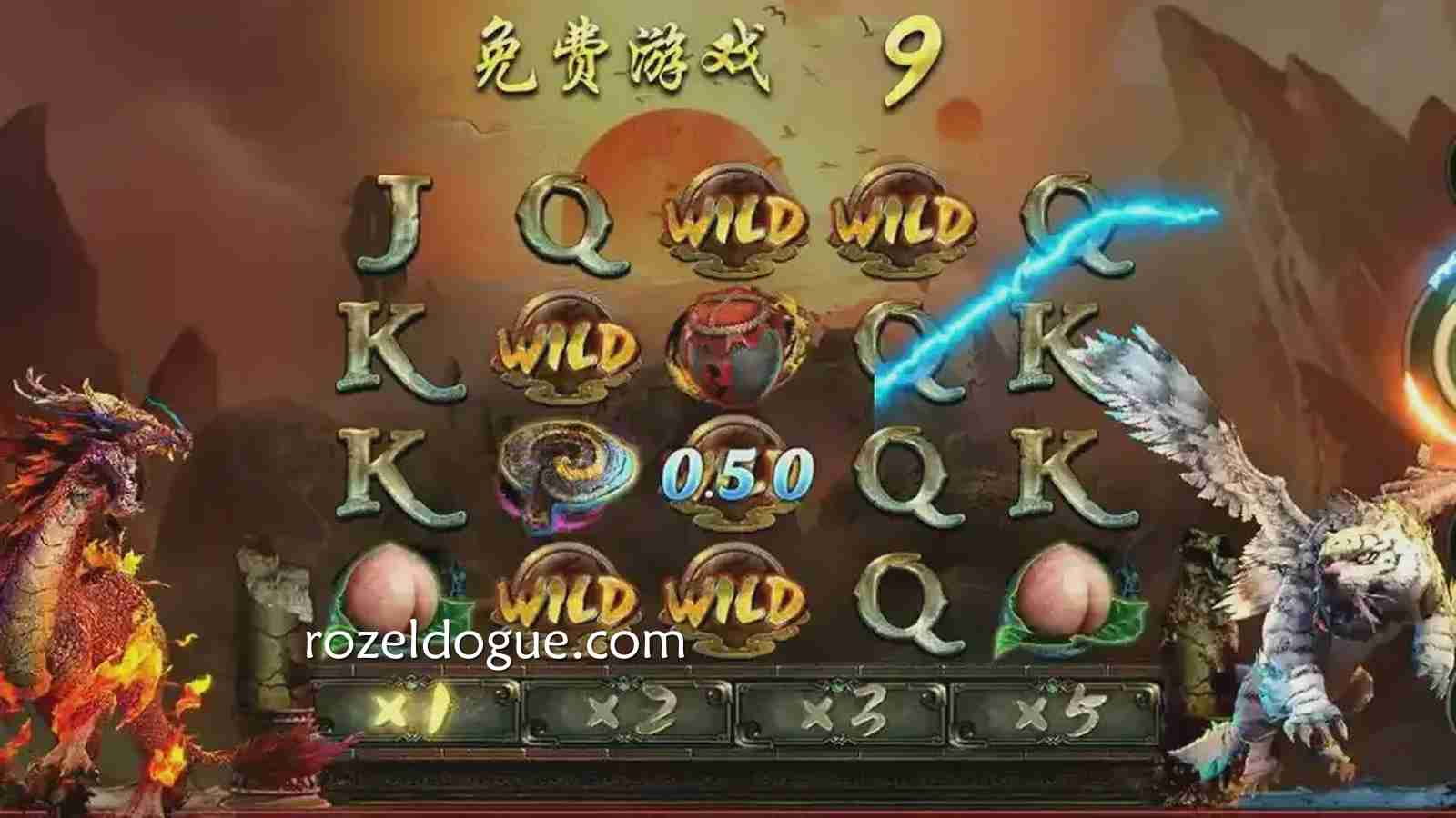九游体育《山海志异》老虎机游戏界面