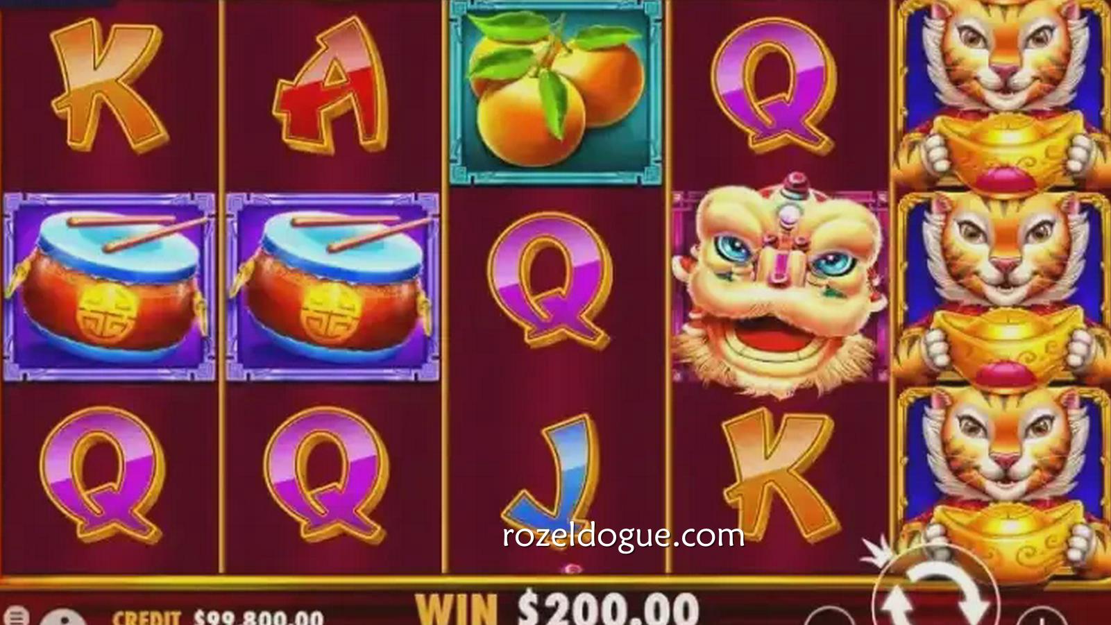 舞狮进宝游戏符号-九游体育